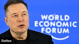 BREAKING NEWS: Elon Musk Holds Surprise Talk At The World Economic Forum In Davos