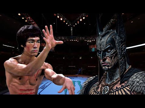 BRUCE LEE VS TRIBAL BATMAN 😱🔥*SHOCKED*(EA SPORTS UFC 4) UFC KNOCKOUTS | BRUCE LEE FIGHT | UFC 2023