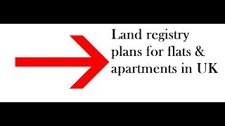 Land registry plans for Flats Yorkshire UK