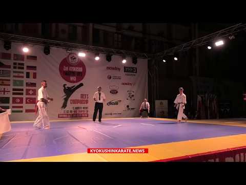 WKB EC 2019, U22 Final -65 Andrii Krainiuk (Ukraine, aka) - Pawel Siwiec (Poland)