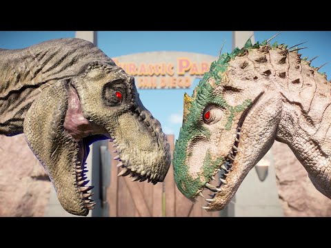 ALL Large Carnivores Battle Royale – Ultimate Dinosaur Fight  Jurassic World Evolution 2
