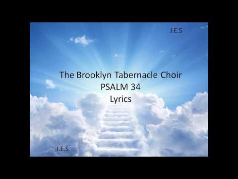 Brooklyn Tabernacle Choir Psalm 34 Lyric Video #SAH #Gospel #Brooklyn