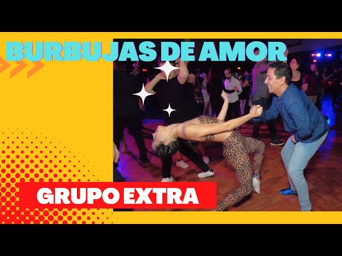 Social dancing by Issam and Johanna @ Capital Bachata Festival  "Grupo Extra -  Burbujas De Amor"