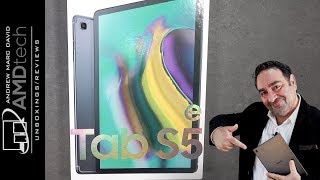 Samsung Galaxy Tab S5e with Keyboard Cover: Unboxing &amp; First Look