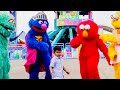 Elmo S Happy Dance With The Sesame Street Friends At Sesame Place