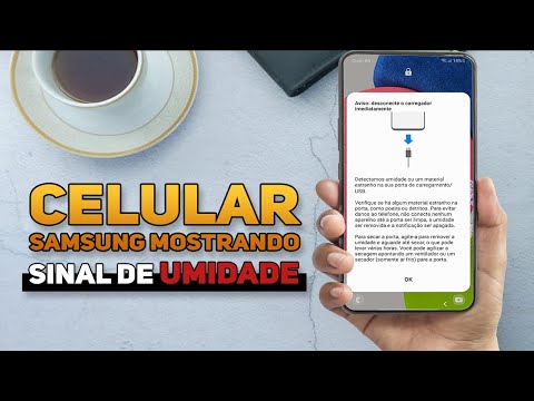 🔸 Como remover aviso de umidade na porta do carregador Samsung ⁞ sem ter molhado ( PT - BR )