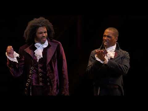 Daveed Diggs, Leslie Odom Jr. and Okieriete Onaodowan performing Washington On Your Side