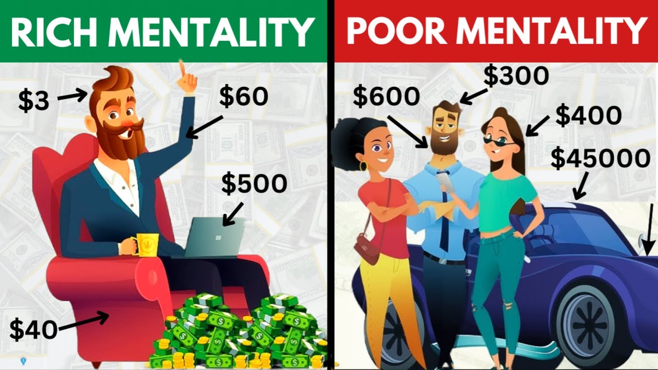 RICH MINDSET VS POOR MINDSET | Rich vs Poor | 12 Big Difference