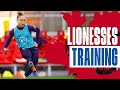Top Bins & Cheeky Chips In Hege Riise's First Lionesses Session | Inside Training | Lionesses