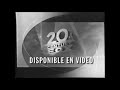 20th Century Fox Home Entertainment Logos De Présentation VF France PAL Version Noir Et Blanc
