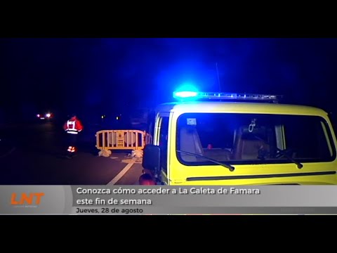 Estas son las vías de entrada y salida de Famara para el fin de semana