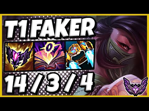 T1 Faker Akali MID vs Ekko - Patch 12.20 Ranked Master NA ✅