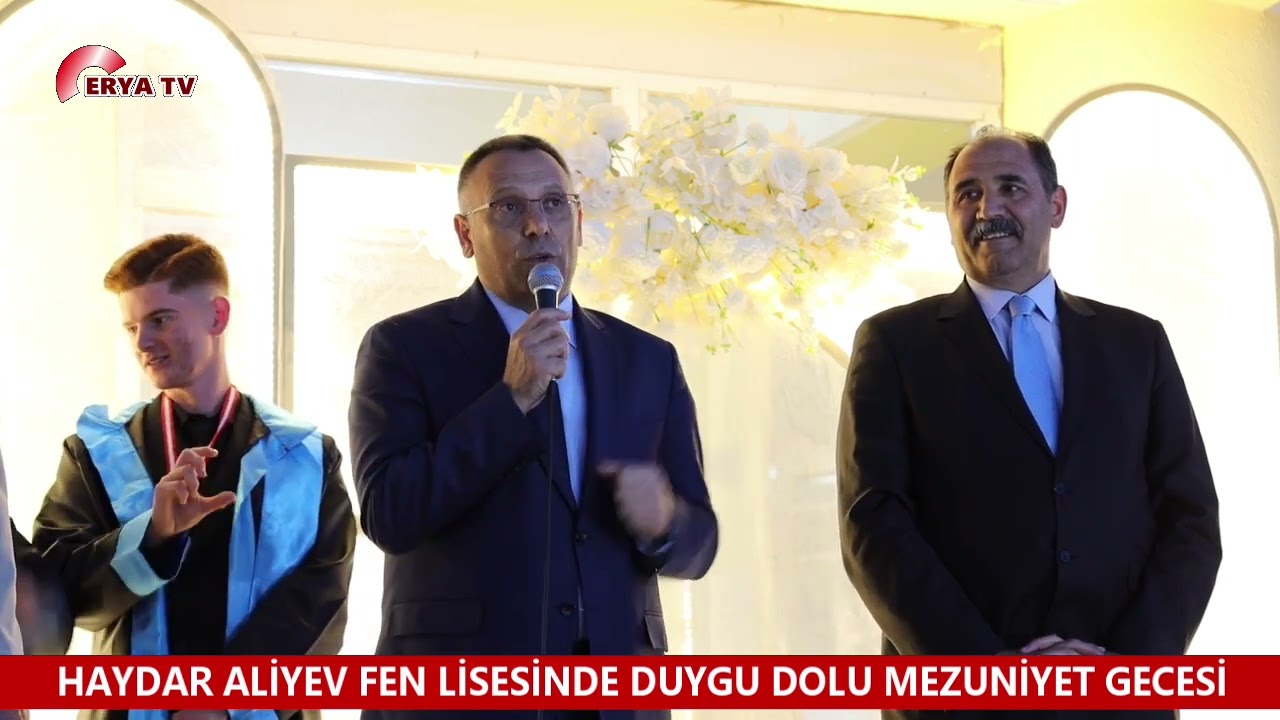 HAYDAR ALİYEV FEN LİSESİNDE COŞKULU MEZUNİYET TÖRENİ YAŞANDI