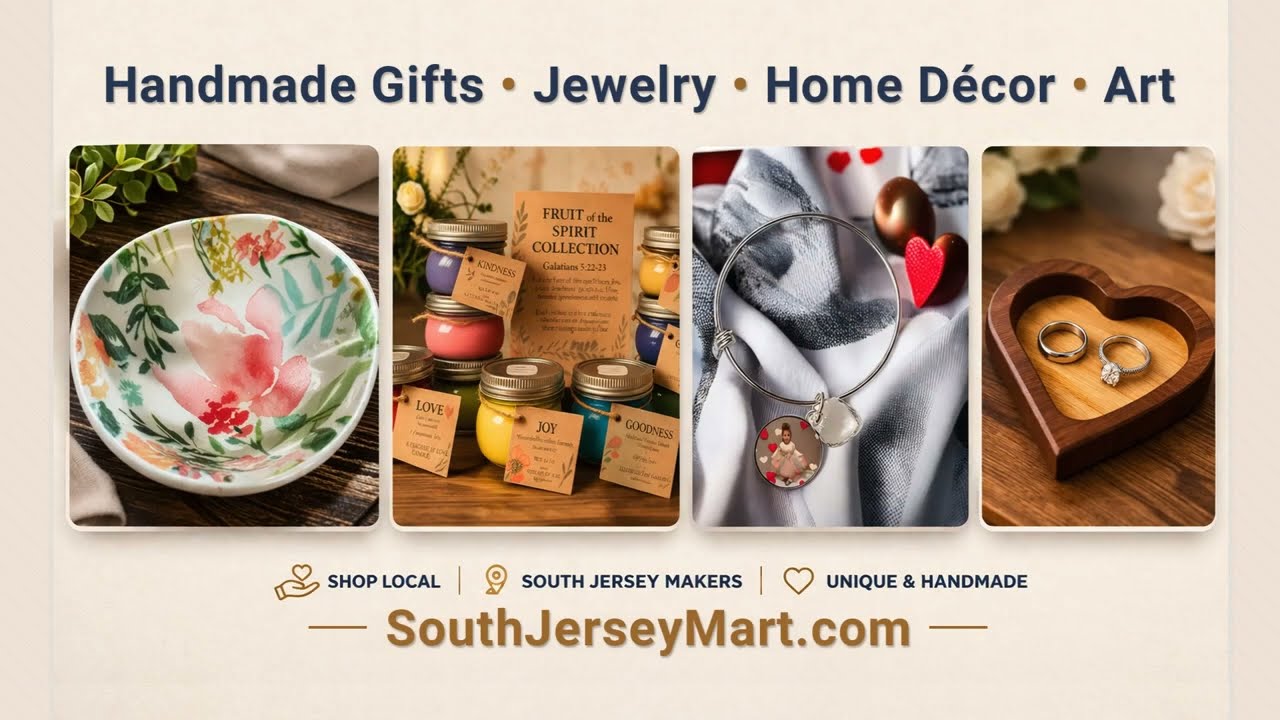 Shop Local Across South Jersey | Handmade Gifts, Jewelry & Home Décor