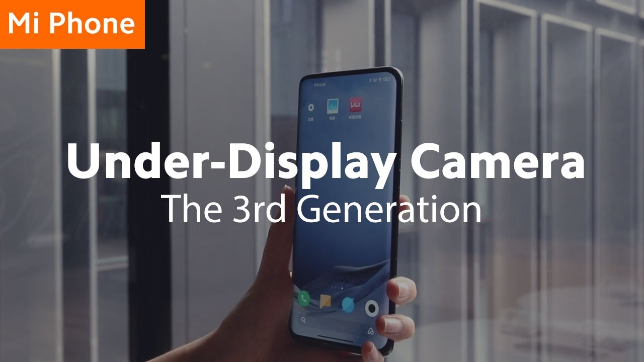 Xiaomi's 3rd Generation Under-Display Camera - YouTube