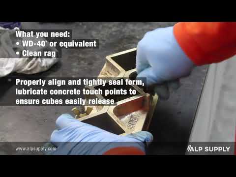 How to Properly Make Compression Test Grout Cubes