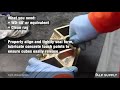 How to Properly Make Compression Test Grout Cubes