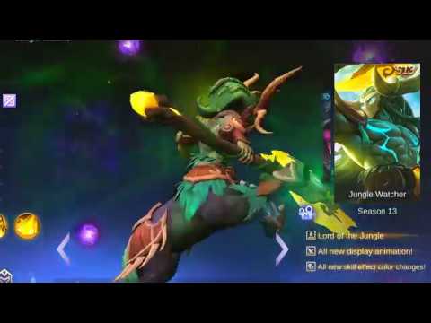 Hylos | Season 13 Reward Skin Jungle Watcher | Mobile Legends