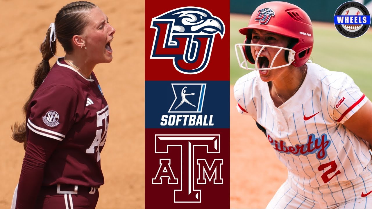 Liberty vs #1 Texas A&M (Crazy!) | Regional Winners Bracket | 2025 College Softball Highlights