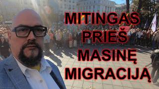 Mitingas prieš migraciją/Aplankau oponentus/Pasirodė provokatoriai/Fiksuojame šlykštų vandalizmą