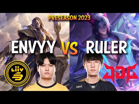 LSB Envyy vs JDG Ruler - LUCIAN vs APHELIOS ADC - KR Ranked