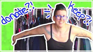 This Is The Ultimate Closet Declutter! | help me overcome my gigantic clothing hoard 😳