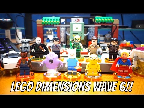 LEGO Dimensions Year 2 - All Wave 6 Minifigures and Vehicles Unboxed and Assembled