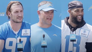 Joey Bosa, Keenan Allen & Joe Lombardi on Training Camp Day 2 | LA Chargers