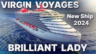 VIRGIN VOYAGES - BRILLIANT LADY- New Ship coming in 2024 - Cruise VIRTUAL TOUR