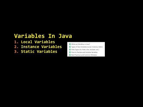 Java Variables Explained Types Declaration Initialization Java Tutorial For Beginners 10