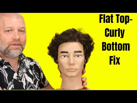 YouTube video about: Why is my hair curly underneath but straight on top?