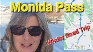 Monida Pass Winter Road trip BEAUTIFUL DRIVE Montana - Idaho Rare Clear Roads