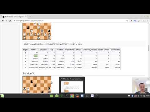 Bitboard CHESS ENGINE in C: writing PERFT DRIVER function