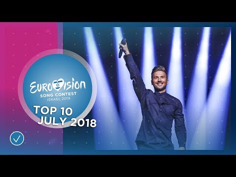 TOP 10: Most watched in July 2018 - Eurovision Song Contest