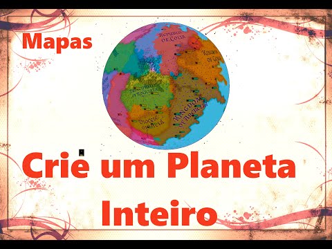 Crie um Planeta e Gere Mapas a partir Dele - Fantasy Map Generator