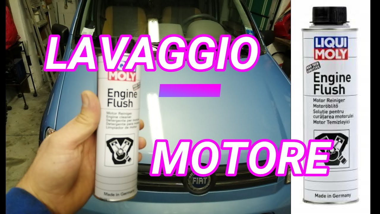 Pulizia interna motore  Liqui Moly e risciacquo con Gasolio Panda 1.2