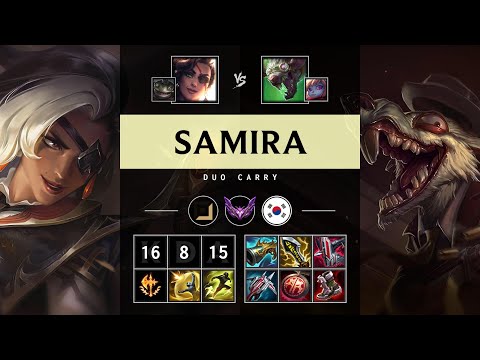 Samira ADC vs Twitch - KR Master Patch 25.06
