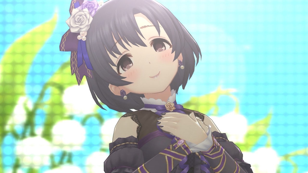 谷の底で咲く花は