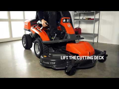 Traktorklipper Husqvarna R 112C5 inkl. Klippeaggregat