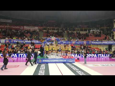 Coppa Italia: la cerimonia di premiazione