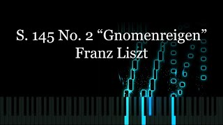 Concert Étude (S. 145 No. 2) Gnomenreigen - Franz Liszt
