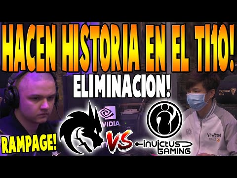 TEAM SPIRIT vs IG [BO3] - ELIMINACION! "Hacen Historia en el TI10" - THE INTERNATIONAL 10 DOTA 2