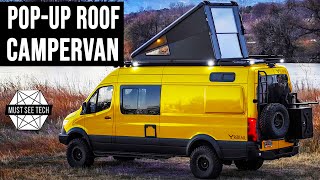 New Pop-up Roof Campervan: Reviewing 2024 Redtail Skyloft Rooftop RV