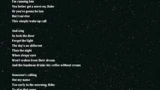 The Sandman Drinks His Coffee Without Cream