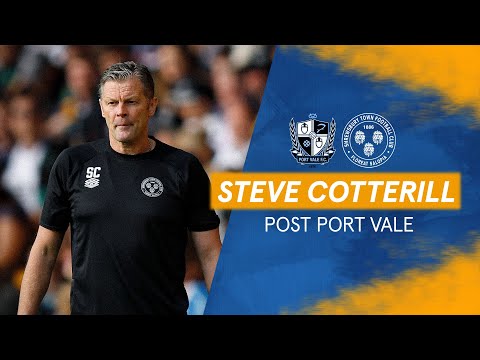 Post Port Vale | Steve Cotterill