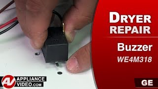 GE Dryer - No Audible Tone at the End of Cycle - Buzzer Repair and Diagnostic