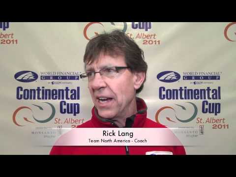 2011 WFG Continental Cup of Curling Draw 4 Media Scrum