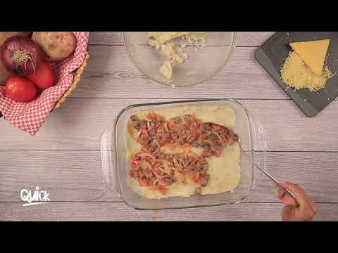 أفضل وصفة.. تعرف على طريقة تحضير فطيرة البطاطس بالسجق 