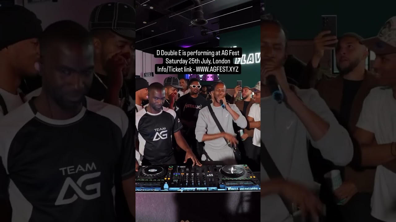 omygoshitsddoublee D Double E is performing at AG Fest Saturday 25th July, London Info/Ticket link -