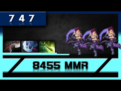 Dota 2 VOD 747 Anti Mage 8455 MMR | Full Game Pro AM Guide Gameplay